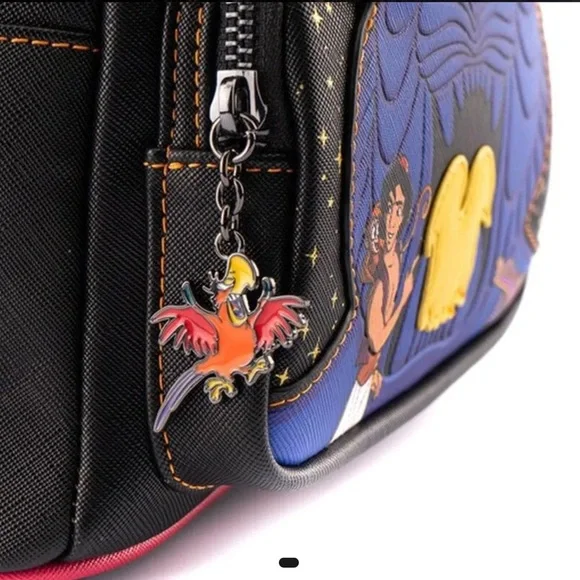 Loungefly NWT Disney Jafar Villains Scene Mini Backpack with Bold Colors - Picture 4 of 5